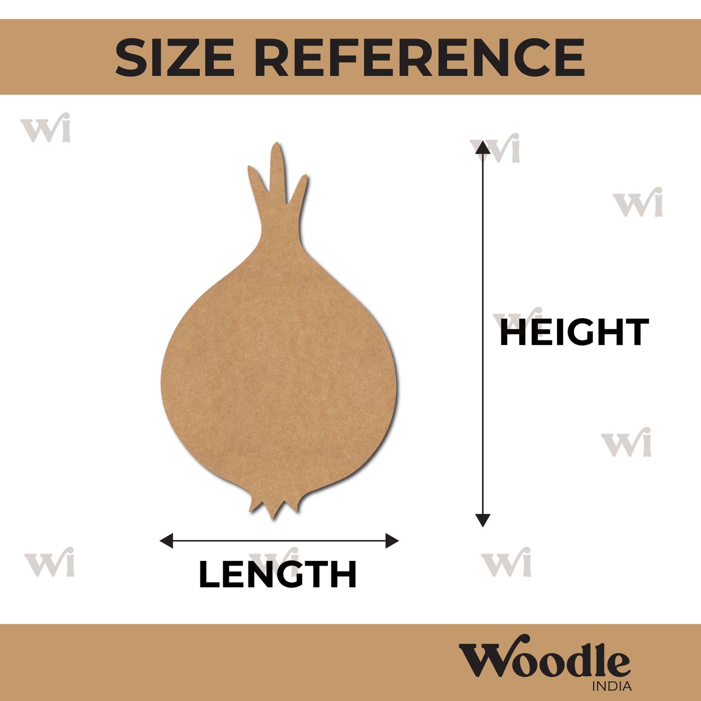 Onion Cutout MDF Design 1