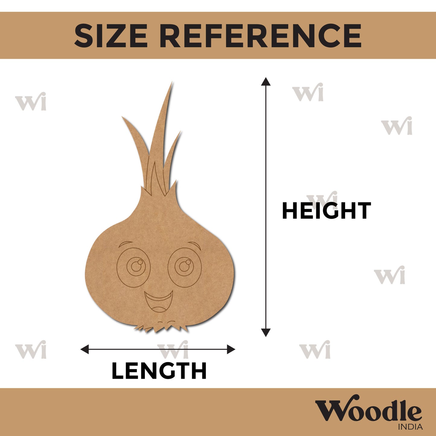 Onion Pre Marked MDF Design 3