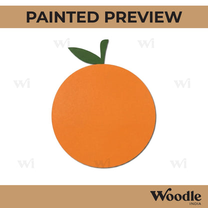Orange Cutout MDF Design 1