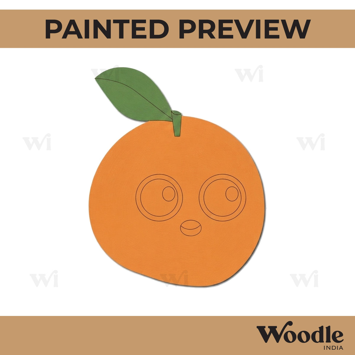 Orange Pre Marked MDF Design 3