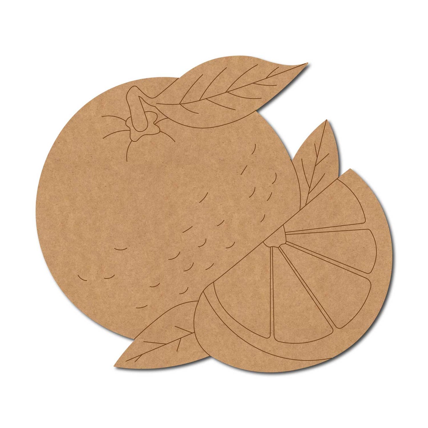 Orange Pre Marked MDF Design 6