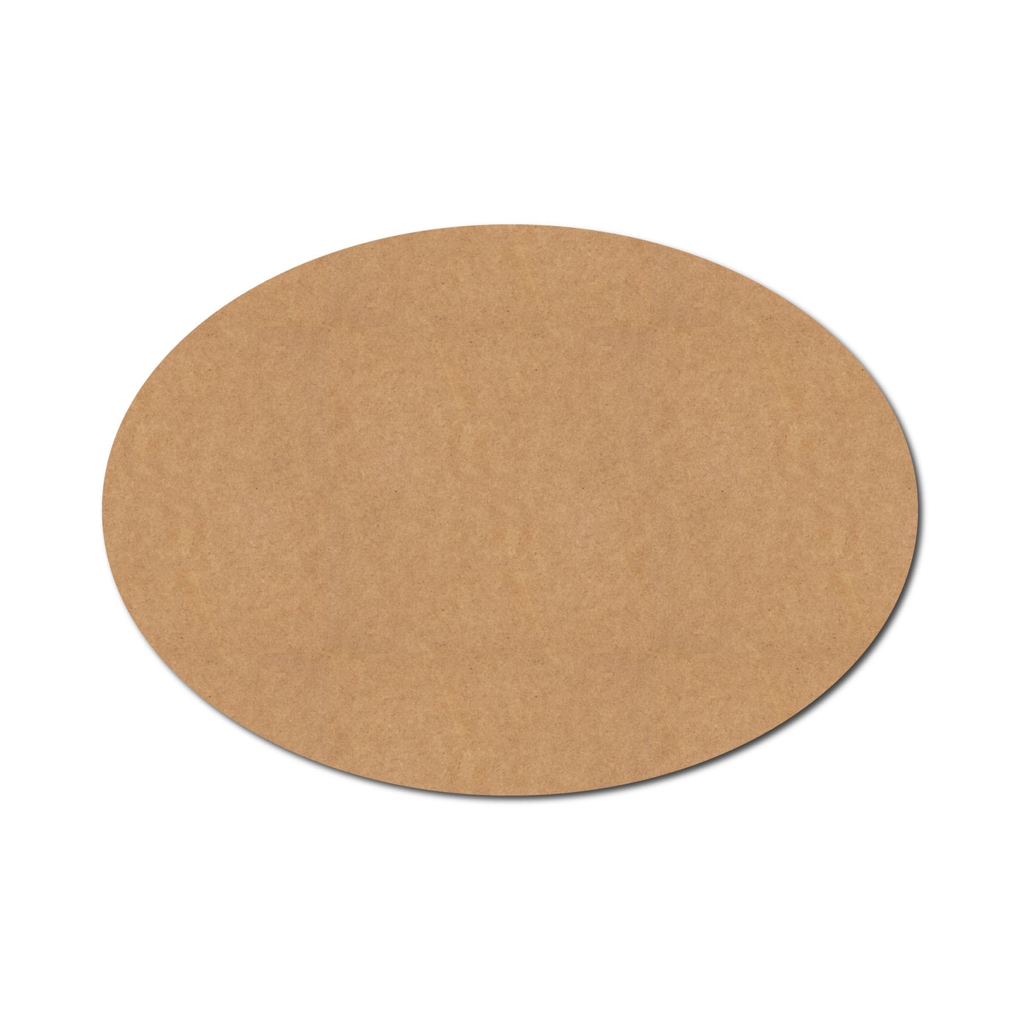 Oval Base Cutout MDF Design 1