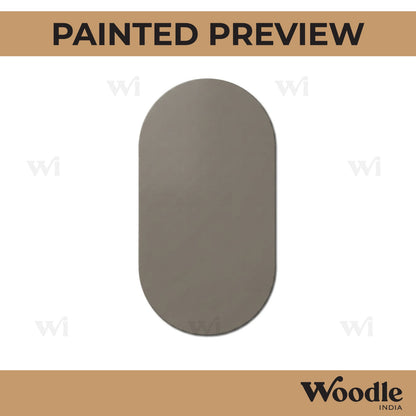 Oval Base Cutout MDF Design 4