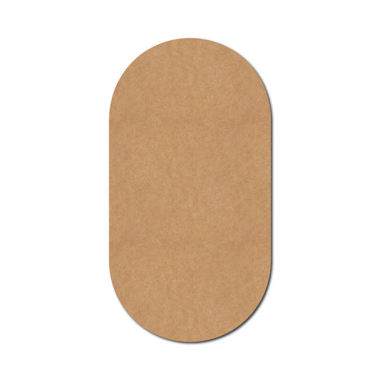 Oval Base Cutout MDF Design 4