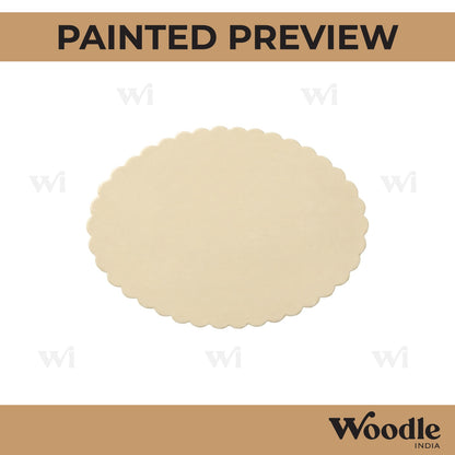 Oval Base Cutout MDF Design 5