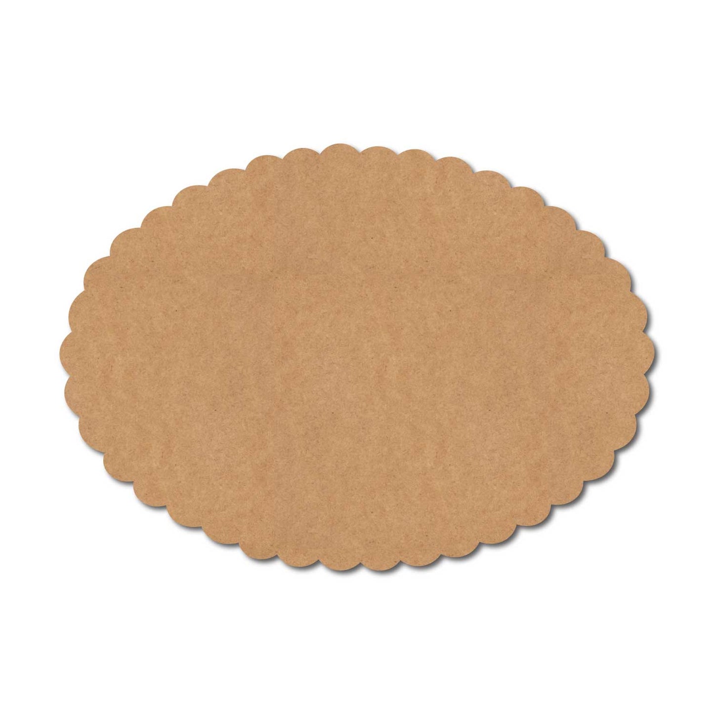 Oval Base Cutout MDF Design 5