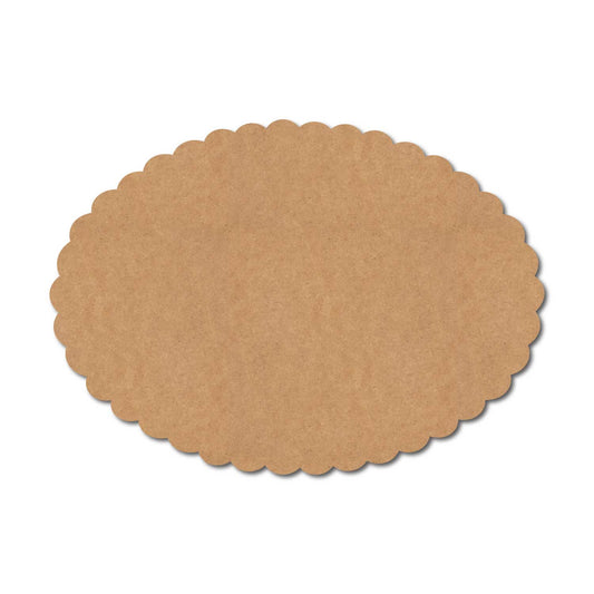 Oval Base Cutout MDF Design 5