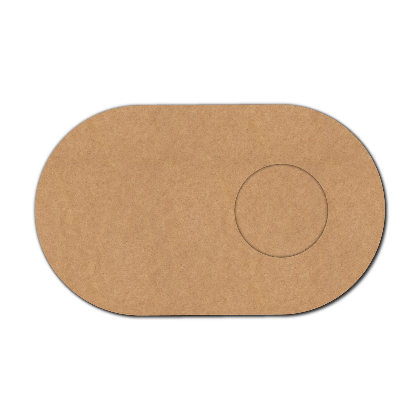 Oval Diya Tealight Holder MDF Design 1