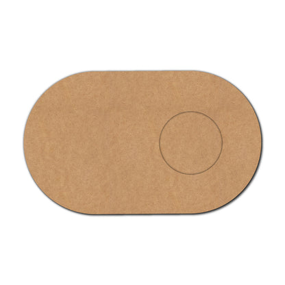 Oval Diya Tealight Holder MDF Design 1