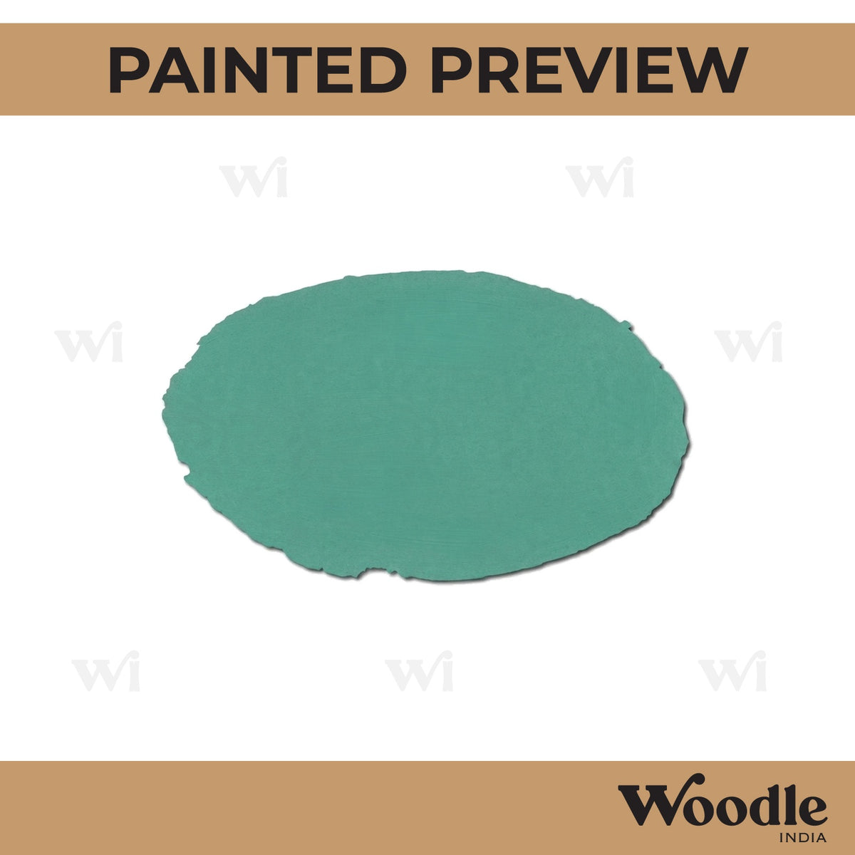 Oval Nameplate MDF Design 1