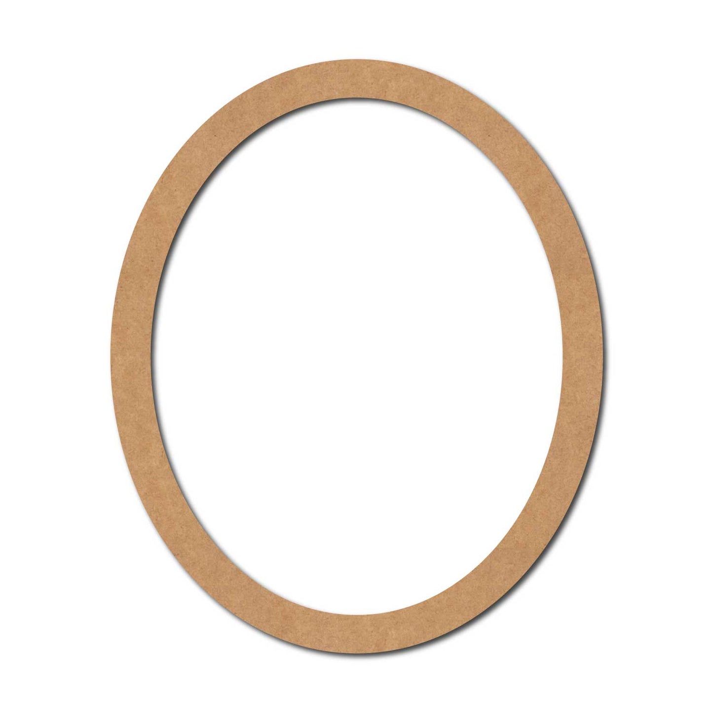 Oval Ring Cutout MDF Design 1