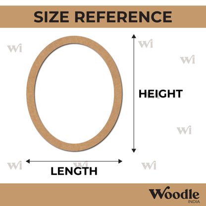 Oval Ring Cutout MDF Design 1
