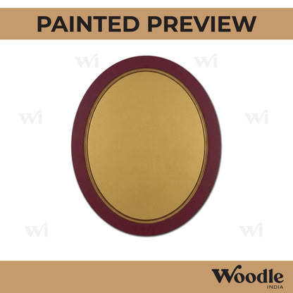 Oval Ring Frame Base MDF Design 1