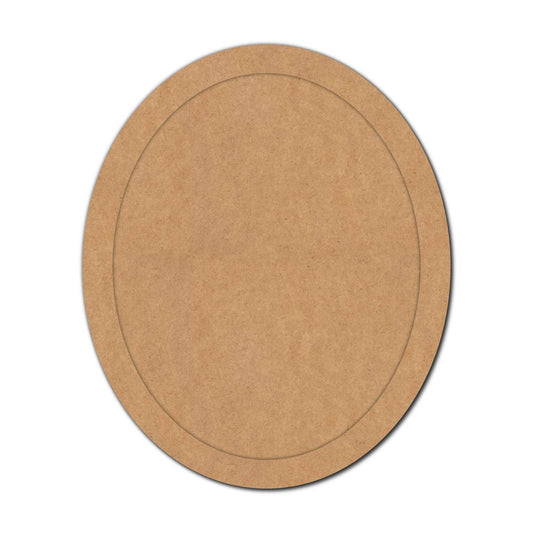 Oval Ring Frame Base MDF Design 1