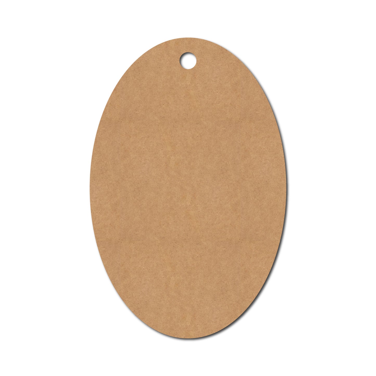 Oval With One Hole Cutout MDF Design 1