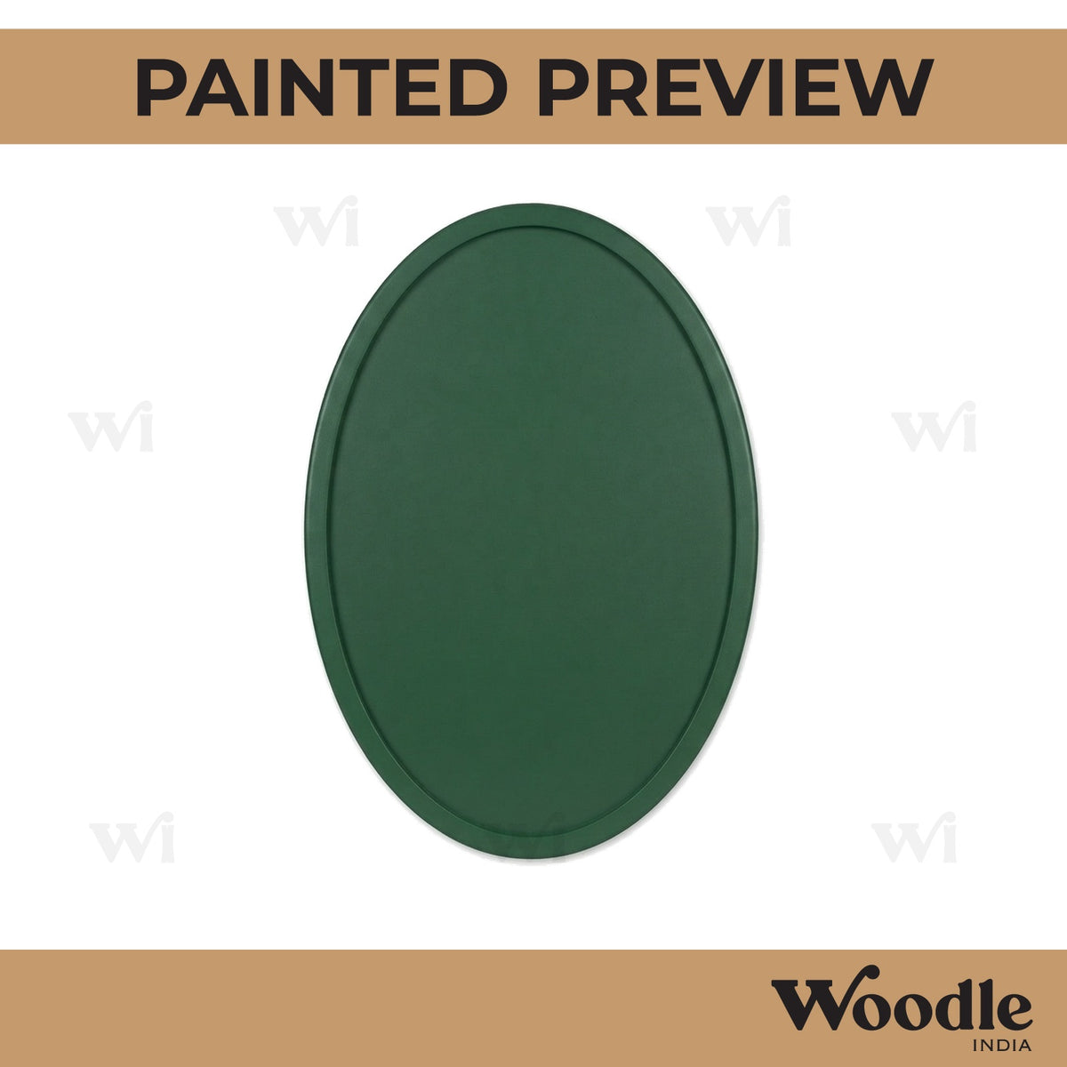 Oval Frame MDF Design 1