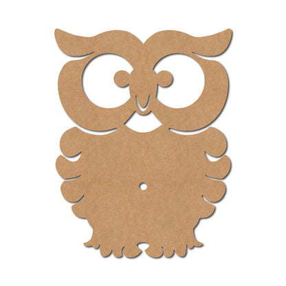 Owl Clock MDF Design 1