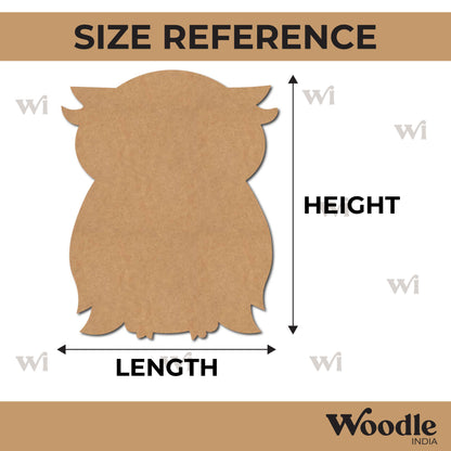 Owl Cutout MDF Design 4