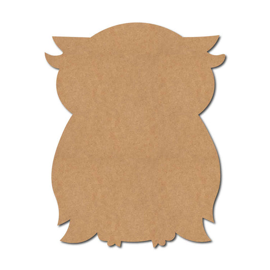 Owl Cutout MDF Design 4