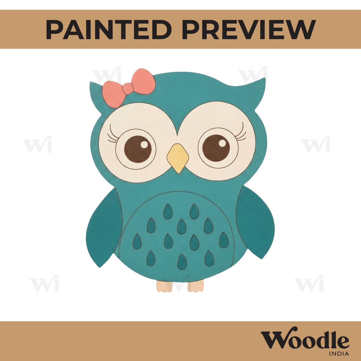 Owl Pre Marked MDF Design 10