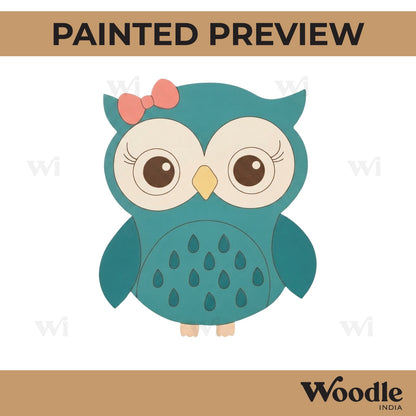 Owl Pre Marked MDF Design 10