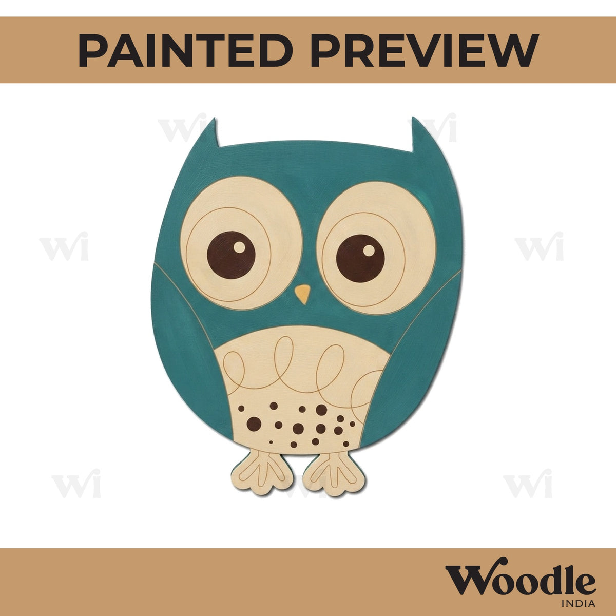 Owl Pre Marked MDF Design 12