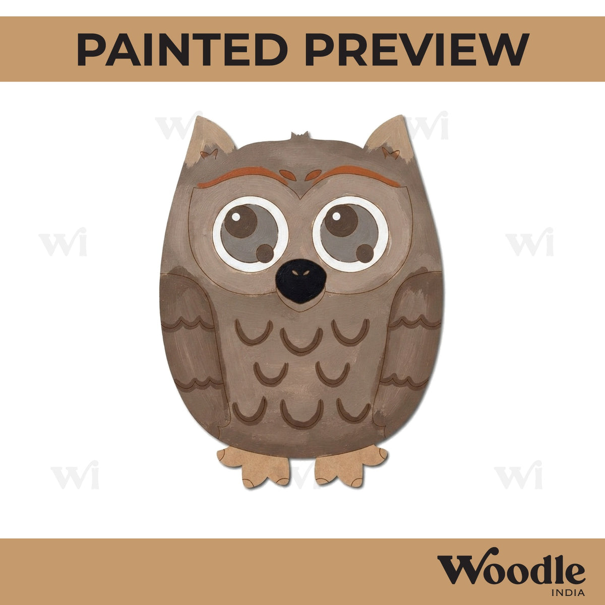 Owl Pre Marked MDF Design 14