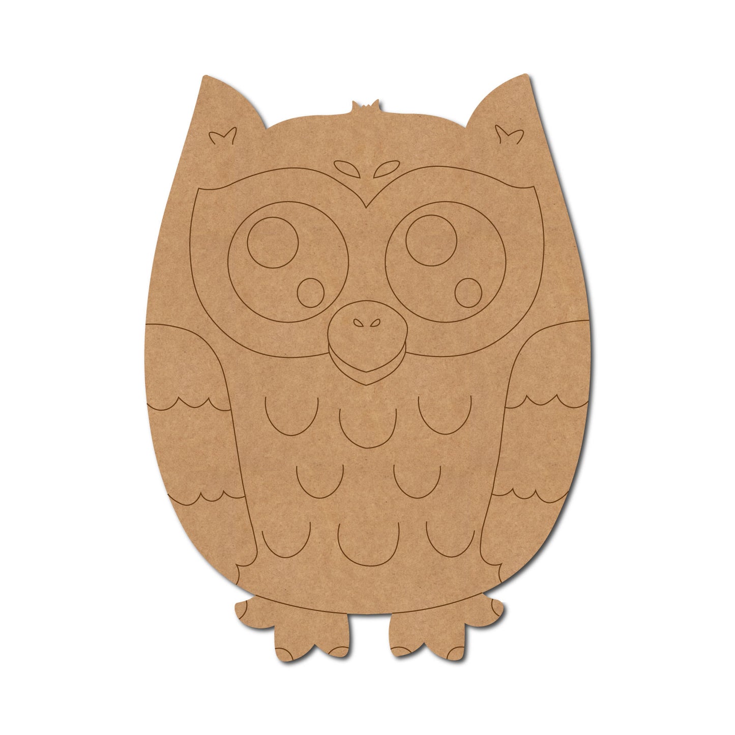 Owl Pre Marked MDF Design 14