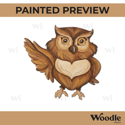 Owl Pre Marked MDF Design 16