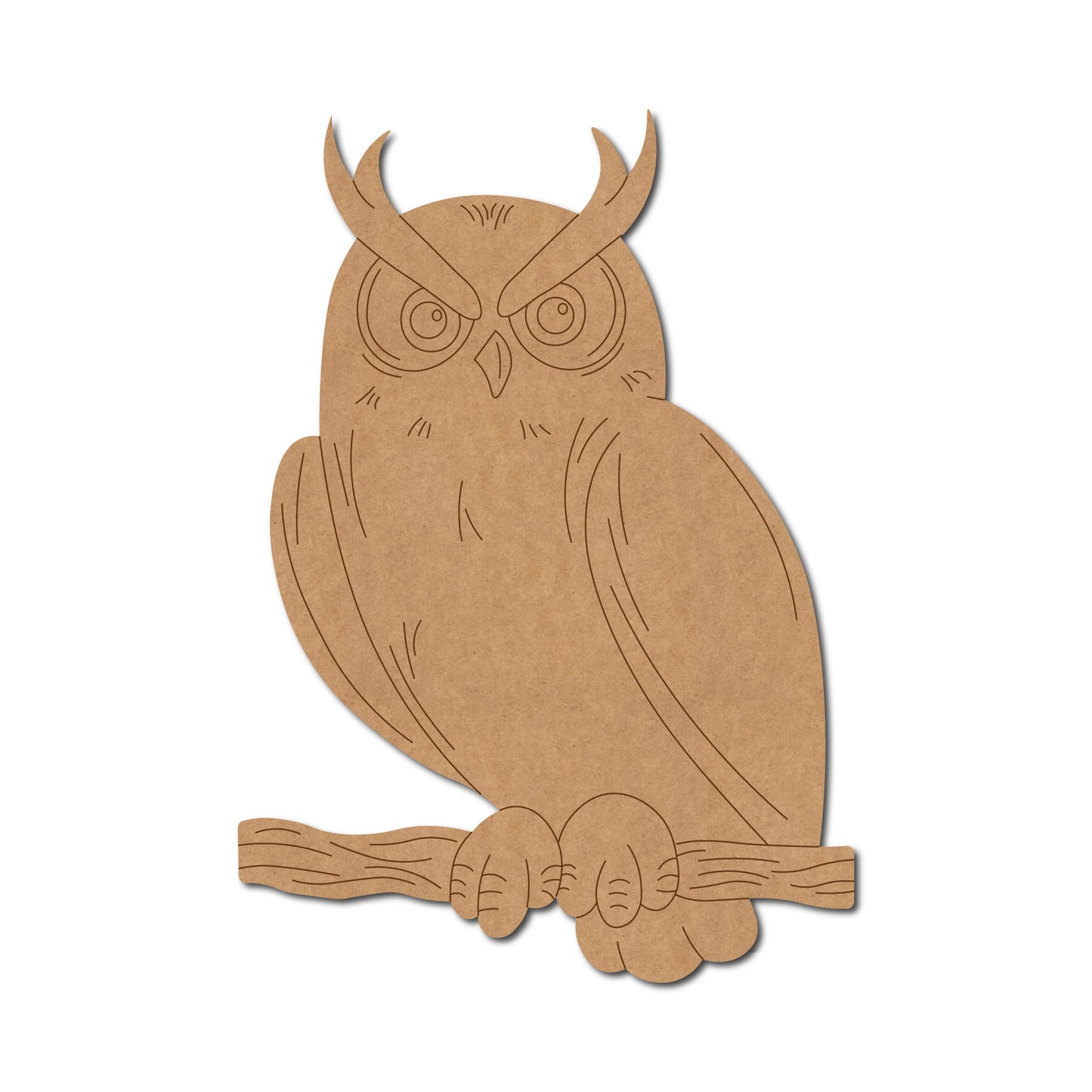 Owl Pre Marked MDF Design 17