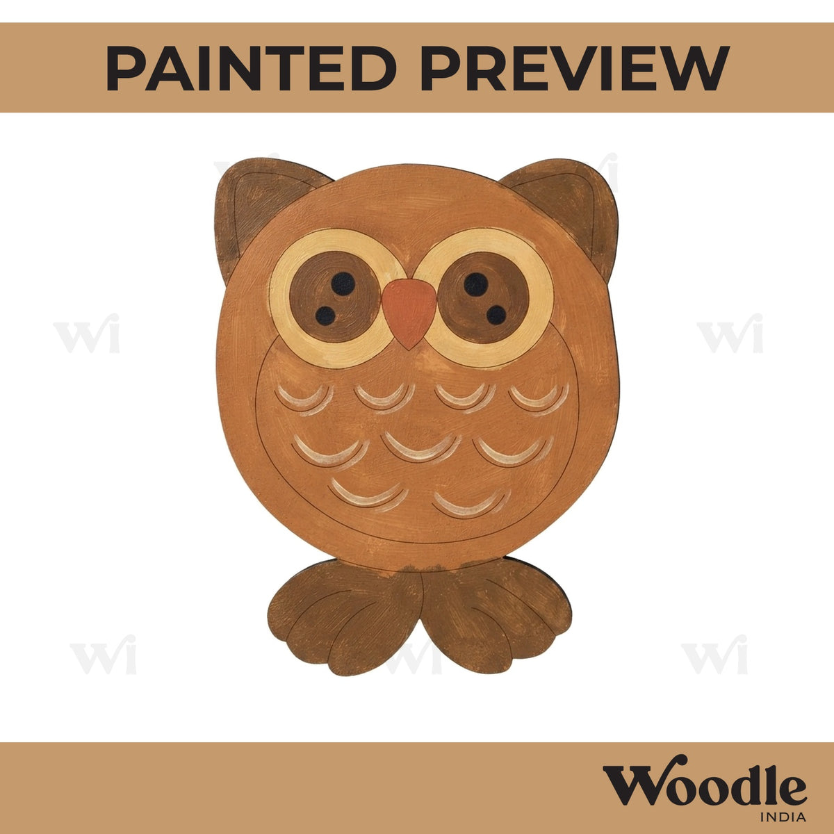Owl Pre Marked MDF Design 20