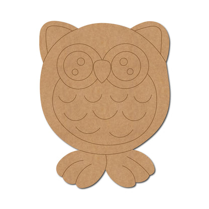 Owl Pre Marked MDF Design 20
