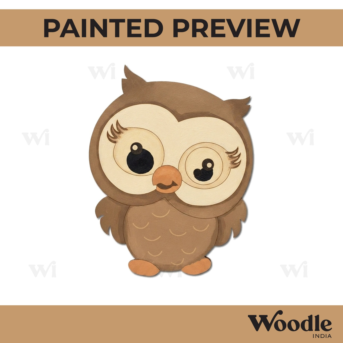 Owl Pre Marked MDF Design 21