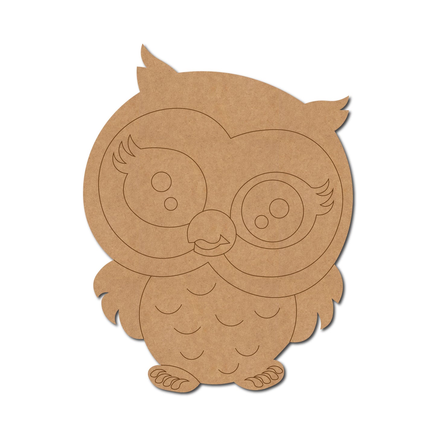 Owl Pre Marked MDF Design 21