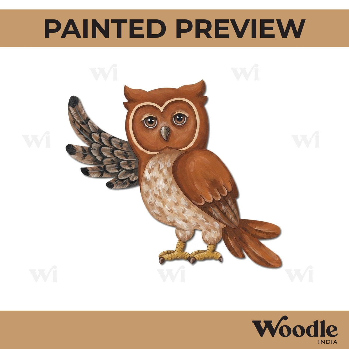 Owl Pre Marked MDF Design 22