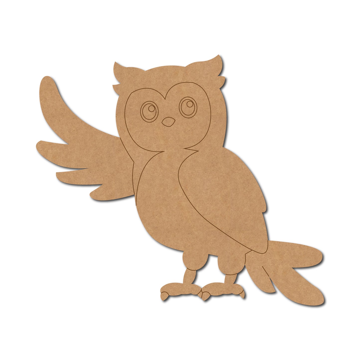 Owl Pre Marked MDF Design 22