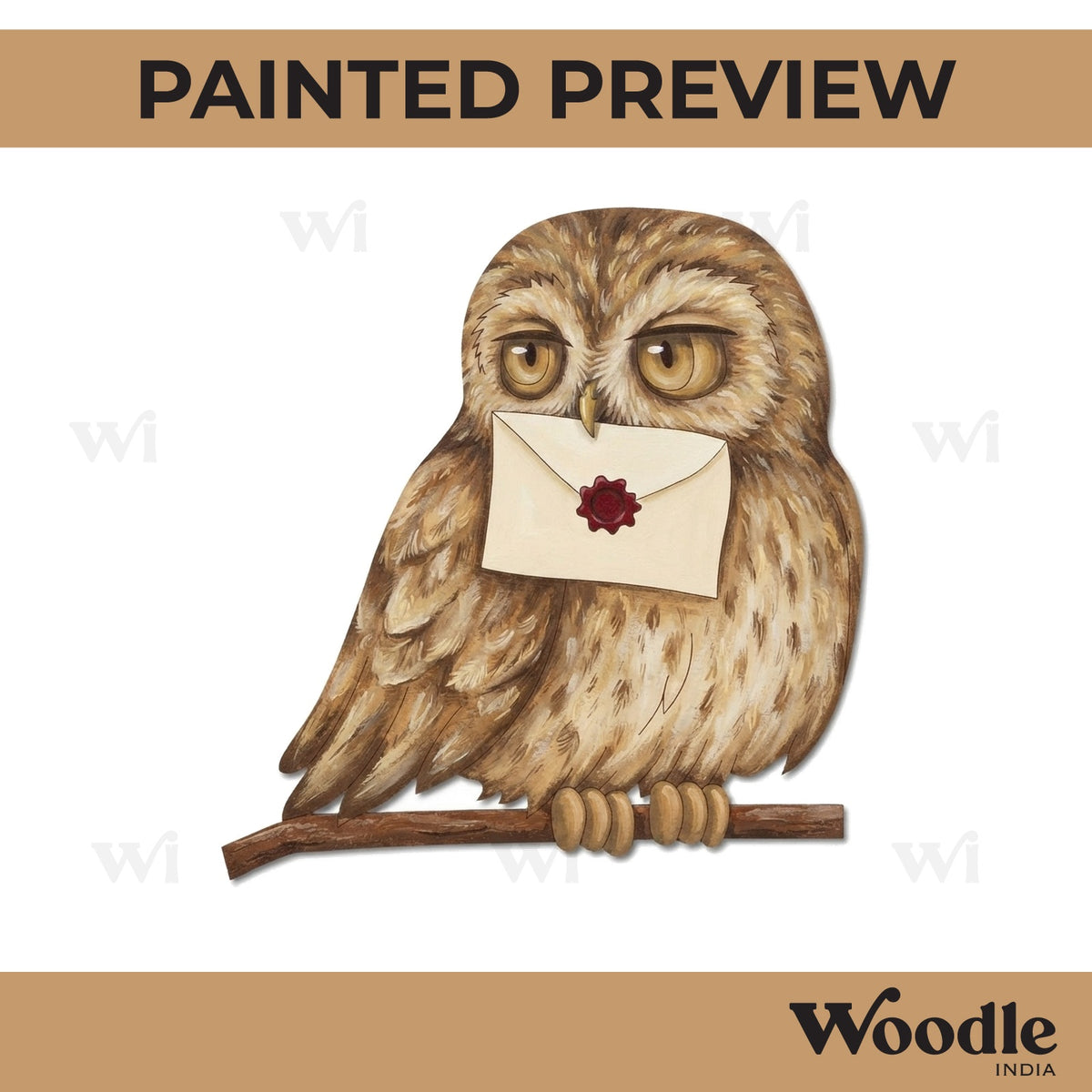 Owl Pre Marked MDF Design 24