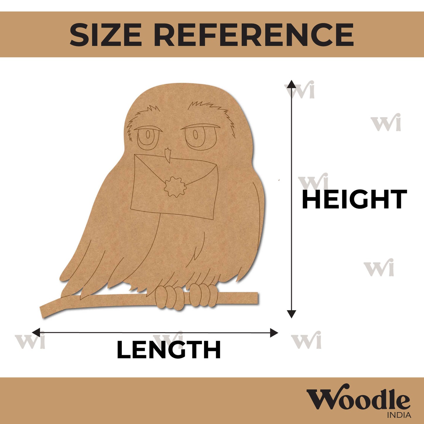 Owl Pre Marked MDF Design 24