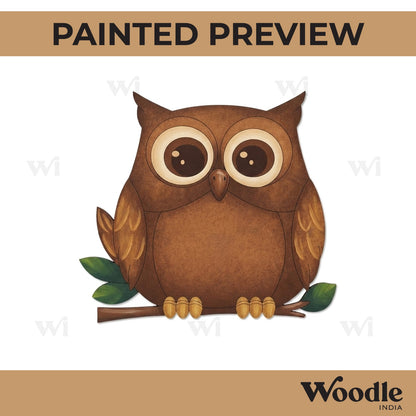 Owl Pre Marked MDF Design 25
