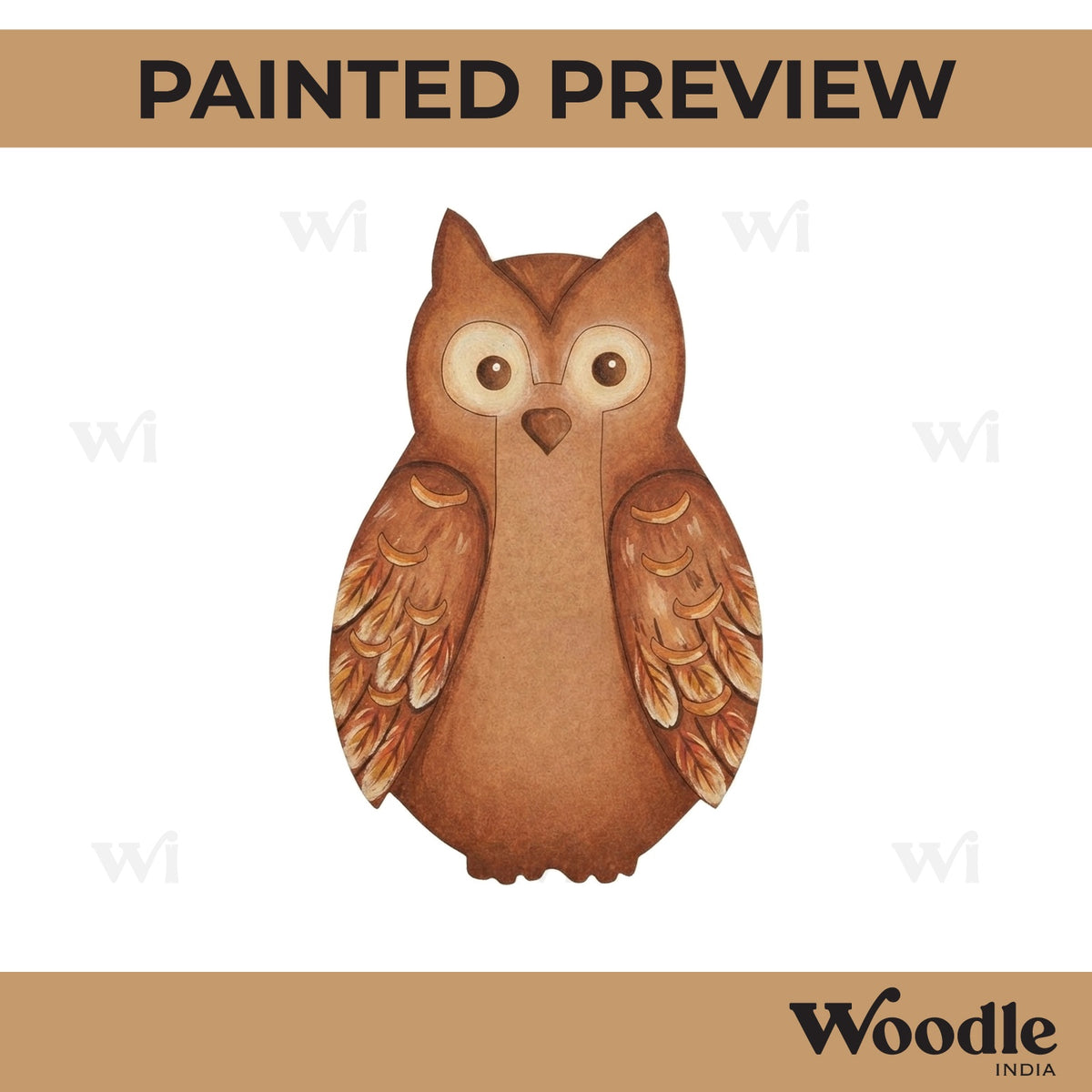 Owl Pre Marked MDF Design 26