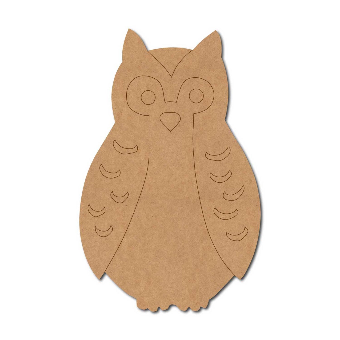 Owl Pre Marked MDF Design 26