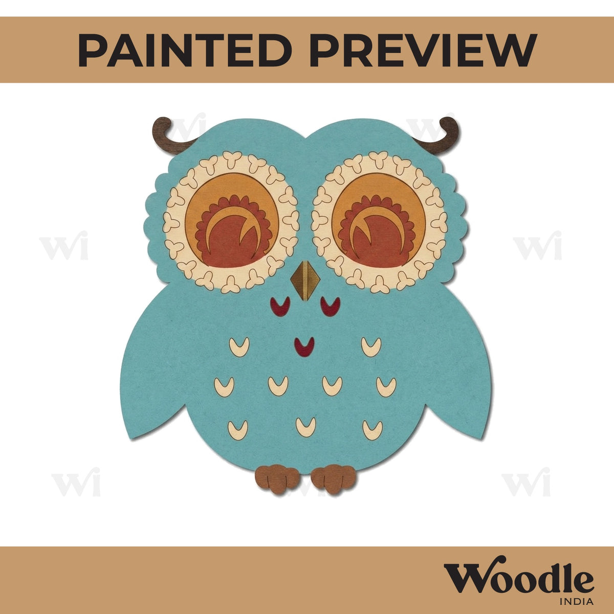Owl Pre Marked MDF Design 27
