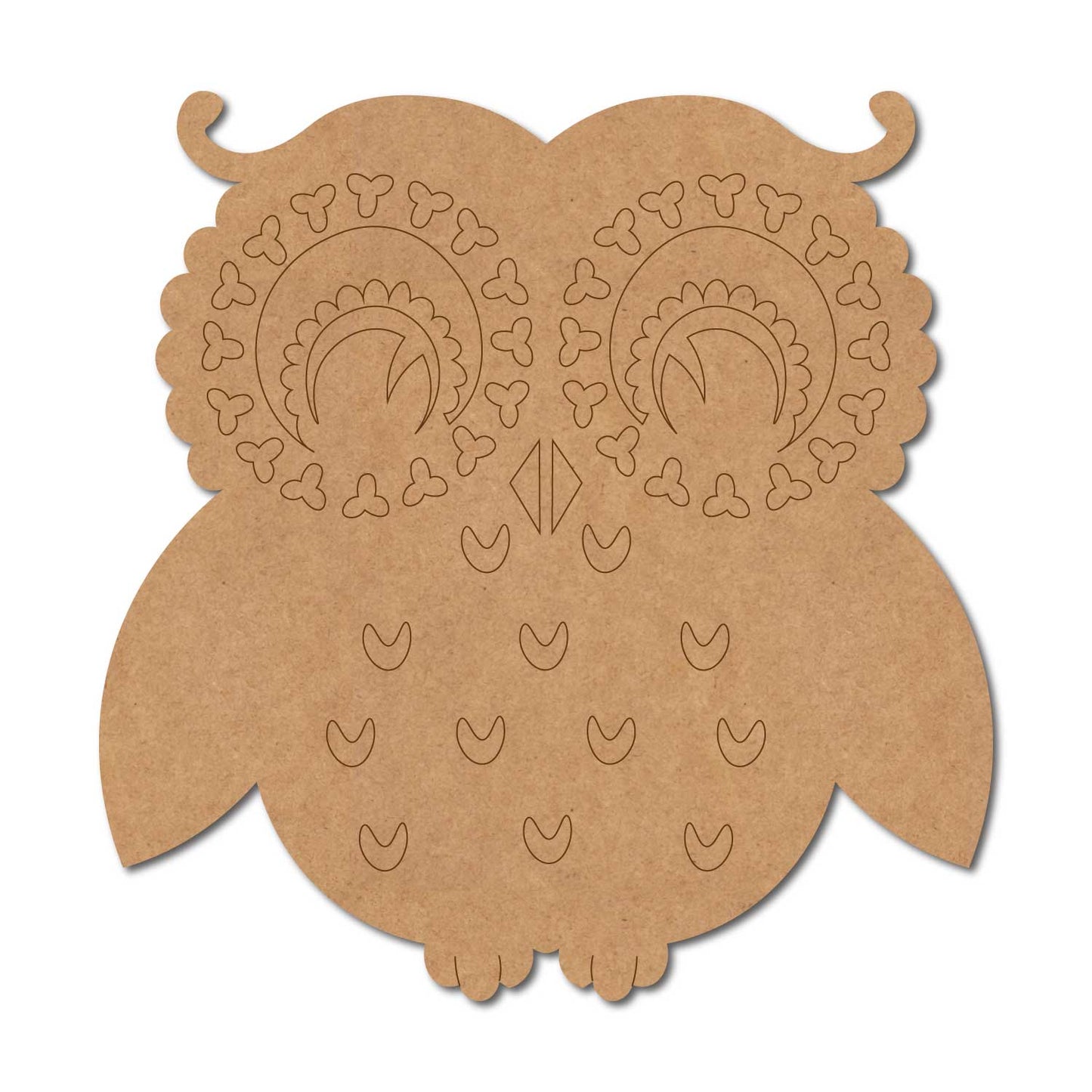 Owl Pre Marked MDF Design 27