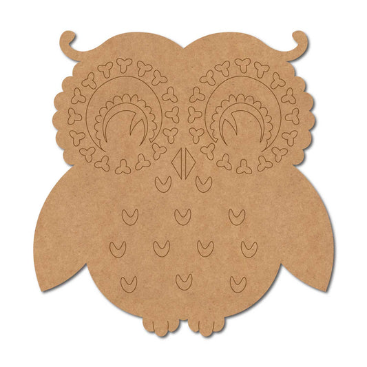 Owl Pre Marked MDF Design 27