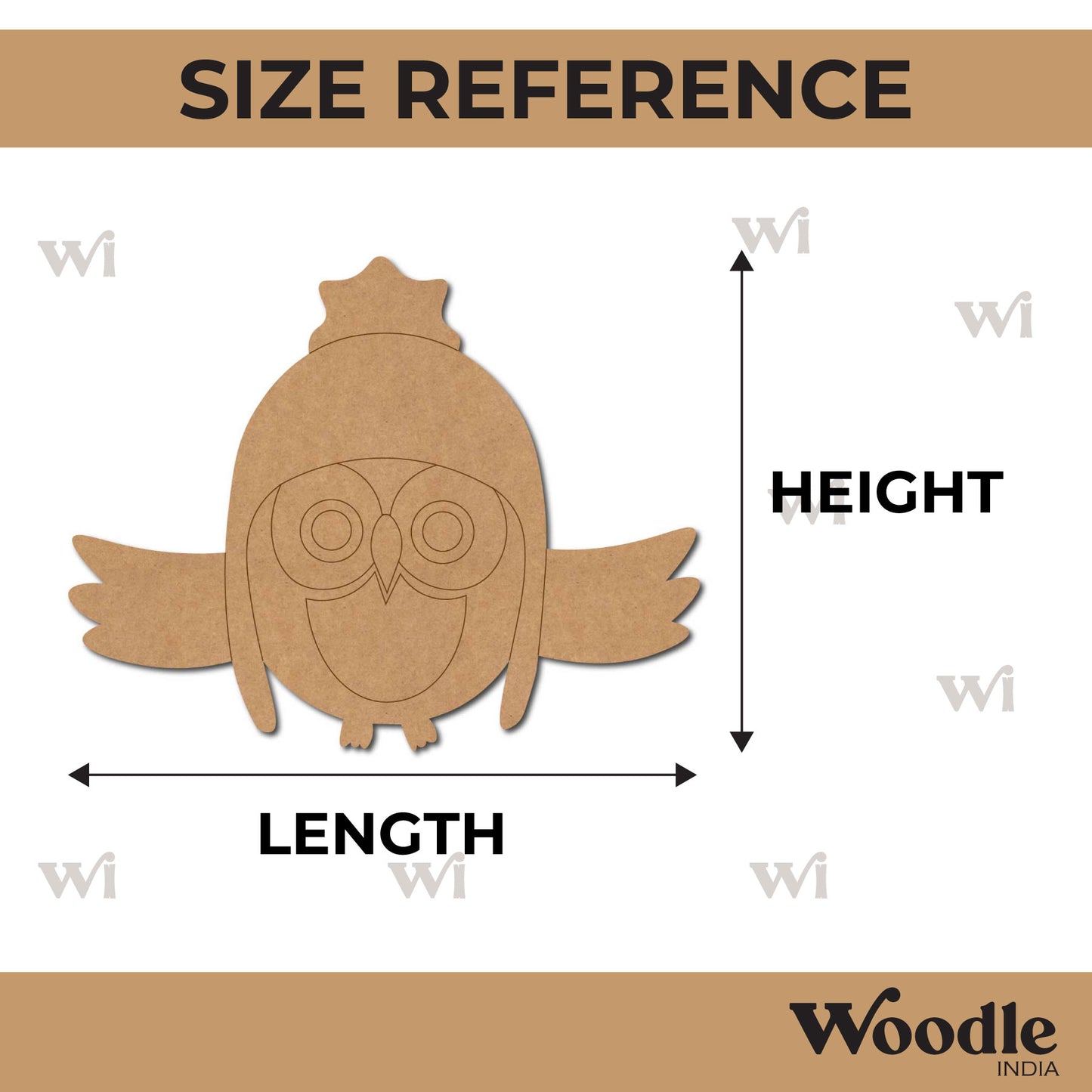 Owl Pre Marked MDF Design 29