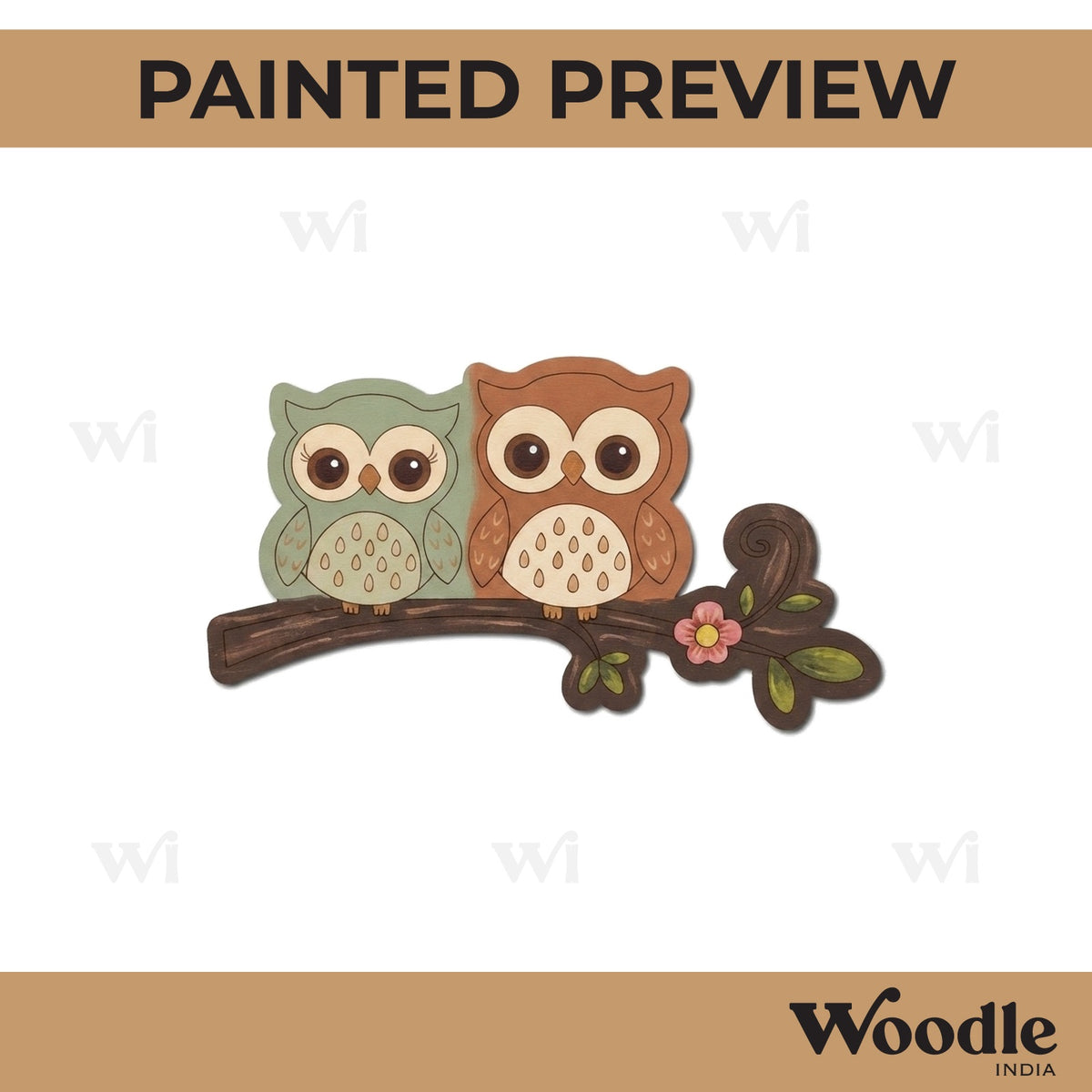 Owl Pre Marked MDF Design 3