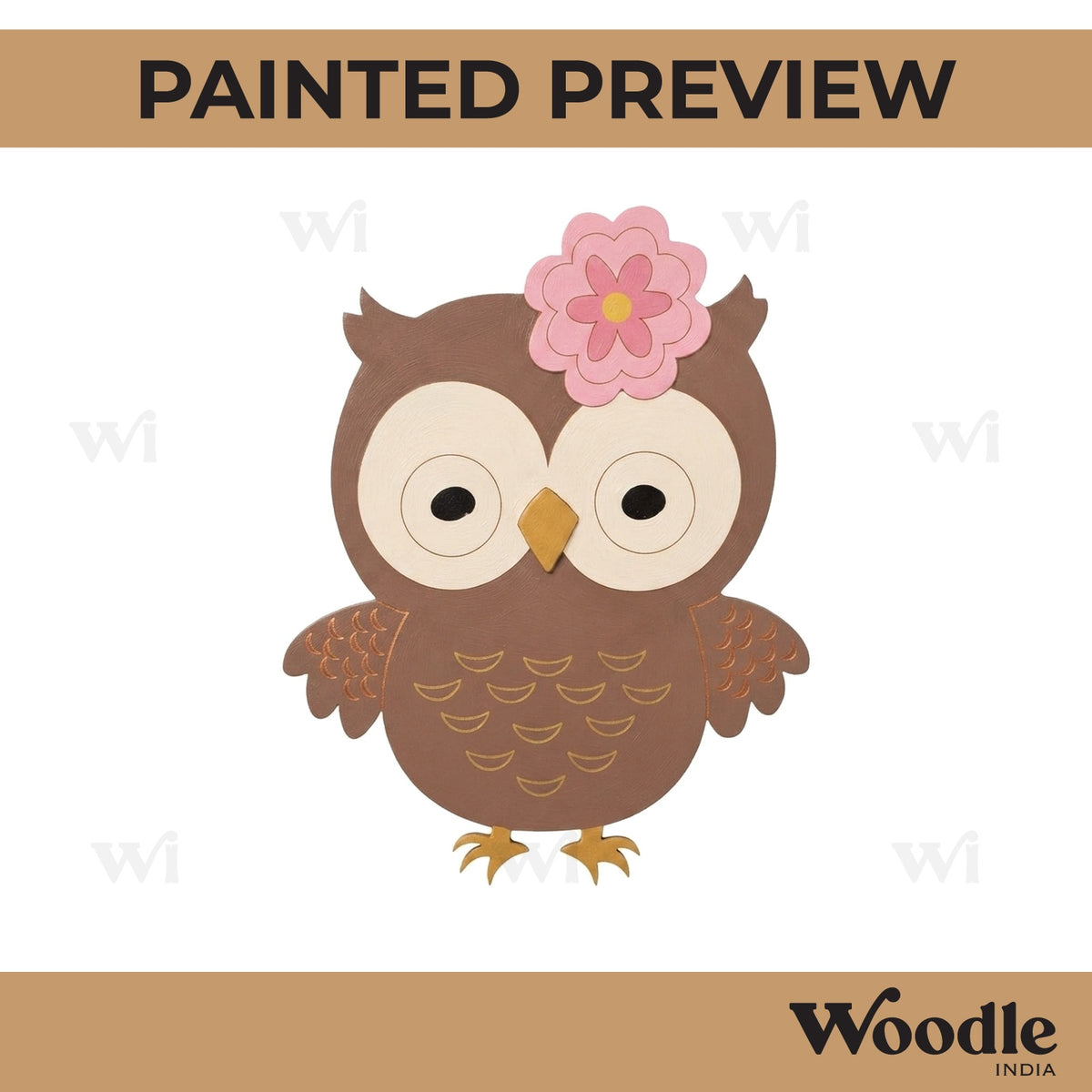 Owl Pre Marked MDF Design 30