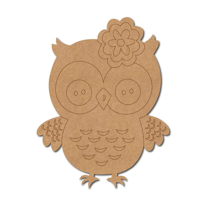 Owl Pre Marked MDF Design 30