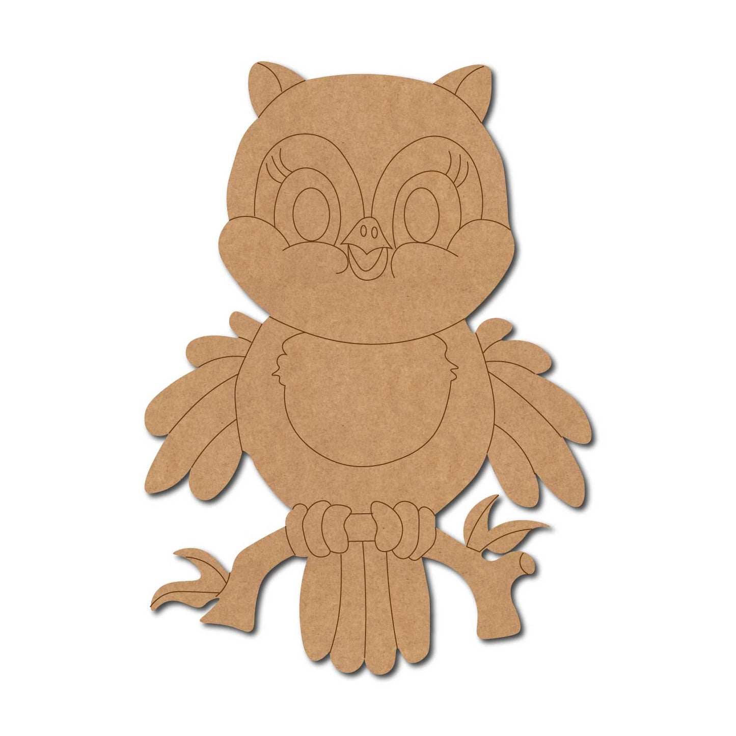 Owl Pre Marked MDF Design 31