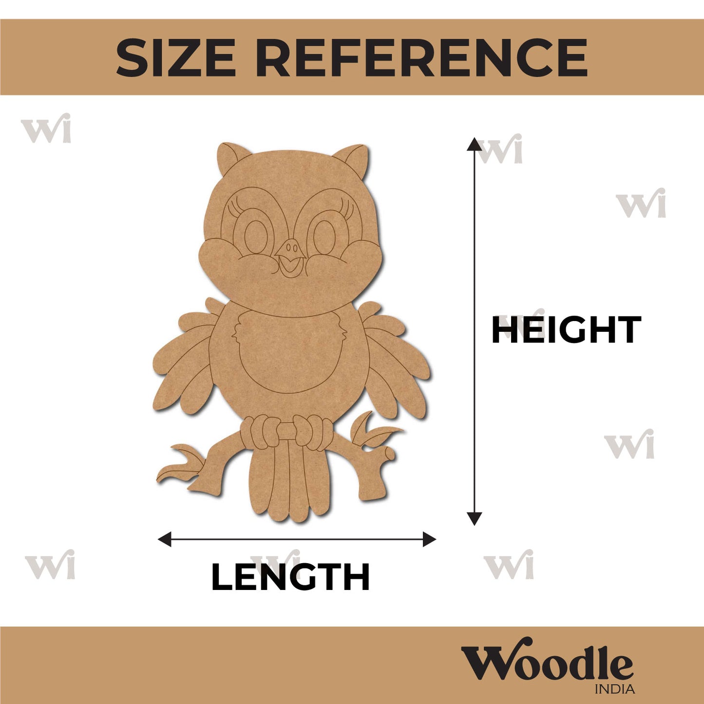 Owl Pre Marked MDF Design 31